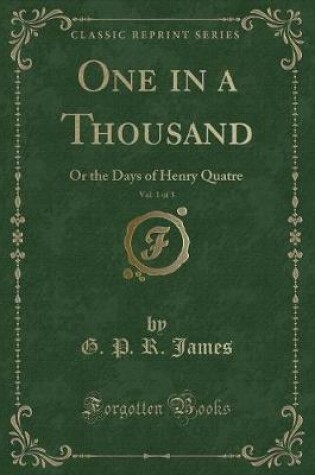 Cover of One in a Thousand, Vol. 1 of 3