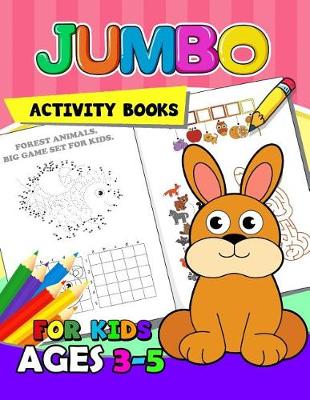 Book cover for Jumbo Activity books for kids ages 3-5