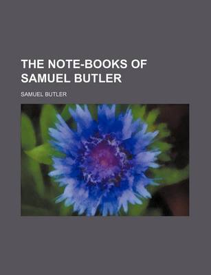 Book cover for The Note-Books of Samuel Butler