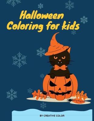 Book cover for Halloween Coloring for Kids