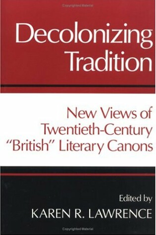 Cover of Decolonizing Tradition