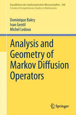 Cover of Analysis and Geometry of Markov Diffusion Operators