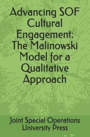 Cover of Advancing SOF Cultural Engagement