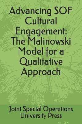Book cover for Advancing SOF Cultural Engagement