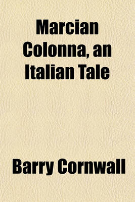 Book cover for Marcian Colonna, an Italian Tale