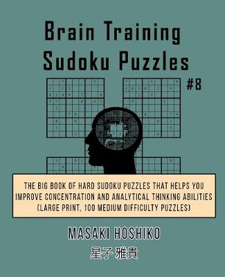 Book cover for Brain Training Sudoku Puzzles #8