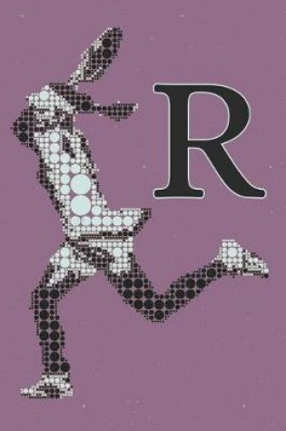 Cover of R Monogram Initial Tennis Journal