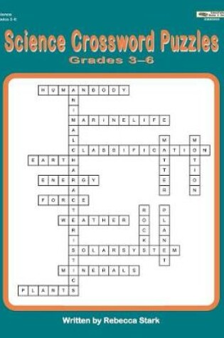 Cover of Science Crossword Puzzles Grades 3-6