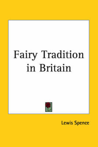 Cover of Fairy Tradition in Britain