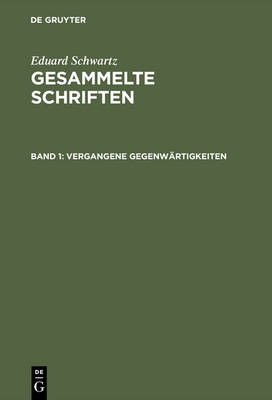 Book cover for Vergangene Gegenwartigkeiten