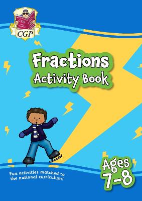 Book cover for Fractions Maths Activity Book for Ages 7-8 (Year 3)