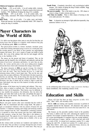 Cover of RIFTS Role Playing Game