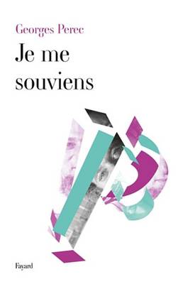 Cover of Je Me Souviens