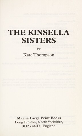 Book cover for The Kinsella Sisters