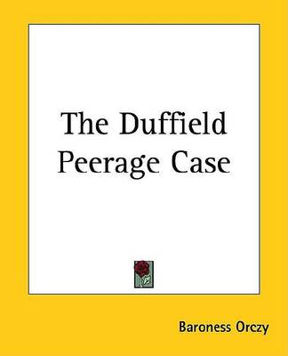 Book cover for The Duffield Peerage Case