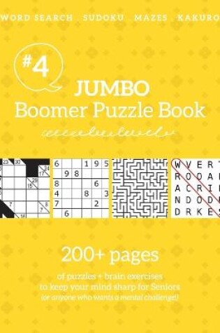 Cover of Jumbo Boomer Puzzle Book #4