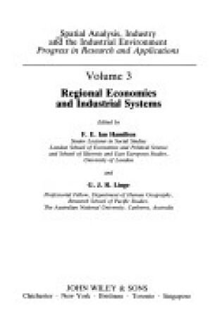 Cover of Spatial Analysis, Industry and the Industrial Environment