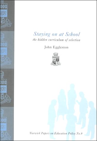 Cover of Staying on at School