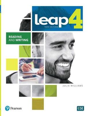 Book cover for LEAP 4 - Reading and Writing Book + My eLab Student 2nd Ed