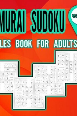 Cover of Samurai Sudoku Puzzles Book for Adults Easy