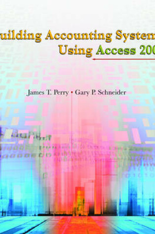 Cover of Building Accounting Systems Using Access 2003