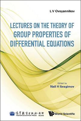 Cover of Lectures On The Theory Of Group Properties Of Differential Equations