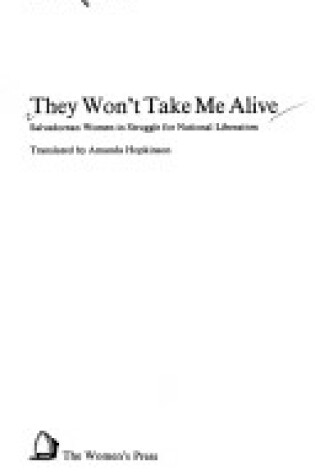 Cover of They Won't Take Me Alive