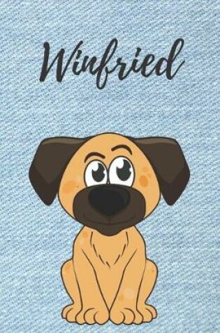 Cover of personalisiertes Notizbuch Hunde / Malbuch / Kritzelbuch / Tagebuch / Notizheft / Journal / DIN A5 / Geschenke Winfried