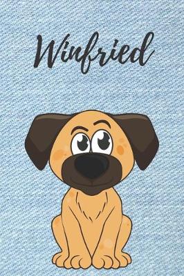 Book cover for personalisiertes Notizbuch Hunde / Malbuch / Kritzelbuch / Tagebuch / Notizheft / Journal / DIN A5 / Geschenke Winfried