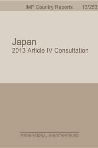 Cover of Japan: 2013 Article IV Consultation