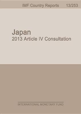 Book cover for Japan: 2013 Article IV Consultation