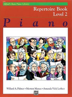 Cover of Alfred's Basic Piano Library Repertoire Book 2