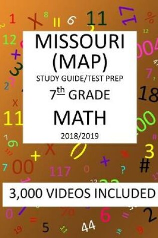 Cover of 7th Grade MISSOURI MAP, 2019 MATH, Test Prep