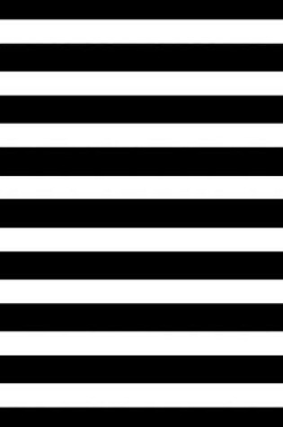 Cover of Stripes - Black 101 - Lined Notebook With Margins 8.5x11