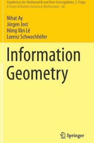 Cover of Information Geometry