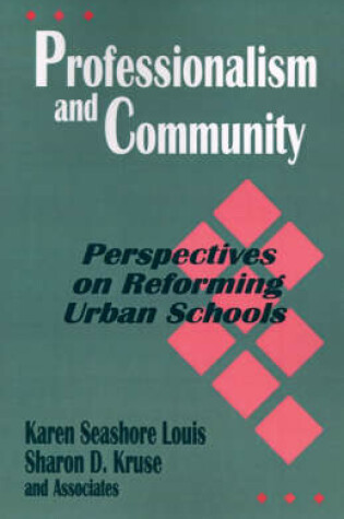 Cover of Professionalism and Community