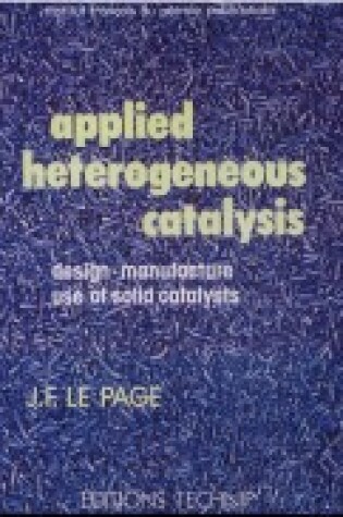 Cover of Applied Heterogeneous Catalysis