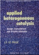 Book cover for Applied Heterogeneous Catalysis