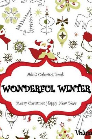 Cover of Wonderful Winter Merry Christmas and Happy New Year