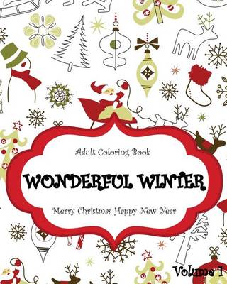 Cover of Wonderful Winter Merry Christmas and Happy New Year