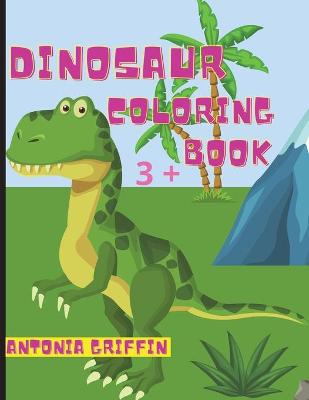 Book cover for Dinosaur coloring book