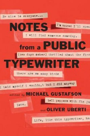 Cover of Notes from a Public Typewriter