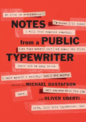 Book cover for Notes from a Public Typewriter