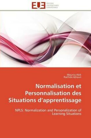 Cover of Normalisation Et Personnalisation Des Situations D Apprentissage