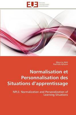 Book cover for Normalisation Et Personnalisation Des Situations D Apprentissage