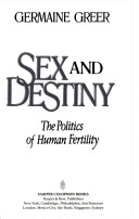 Book cover for Sex and Destiny