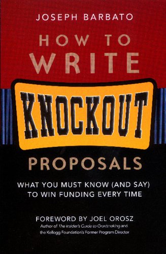 Book cover for How to Write Knockout Proposals