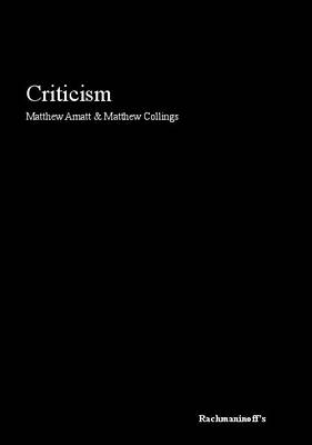 Book cover for Criticism