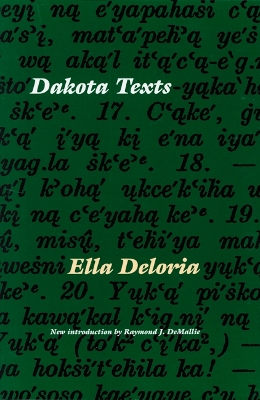 Book cover for Dakota Texts