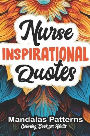 Cover of Inspirational Nurse Coloring Book